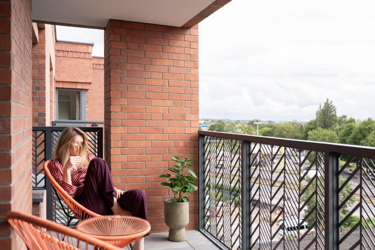 Scala 60D City Center Apartments With Parking By Lion Apartments Gdańsk Exteriör bild